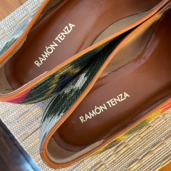 Ramon Tenza Flats Loafers Sz 9 Aztec Boho - Picture 8 of 9